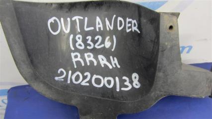 Защита заднего бампера задняя правая OUTLANDER 03-07 2005 Внедорожник 2.4