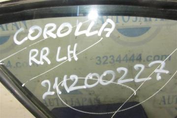 Стекло двери глухое заднее левое COROLLA 150 06-13