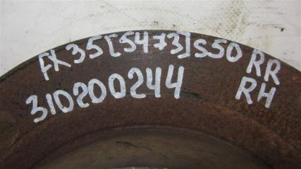 Тормозной диск задний FX S50 03-08 2004 Внедорожник 3.5