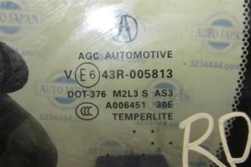 Стекло двери глухое заднее левое RDX 12-19 2016 Внедорожник 3.5