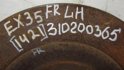 Тормозной диск передний EX35(37) 07-12 2008 Внедорожник 3.5 VQ35HR