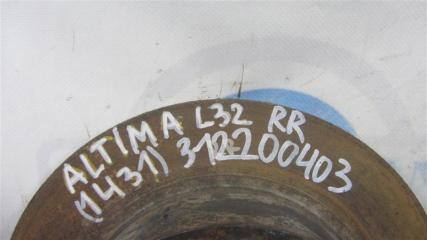 Тормозной диск задний ALTIMA L32 07-12 2011 Седан 3.5