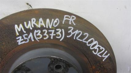 Тормозной диск передний MURANO Z51 07-14 2009 Внедорожник 3.5