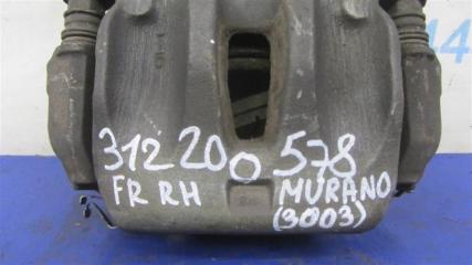 Суппорт тормозной передний правый MURANO Z50 02-07 2005 Внедорожник 3.5