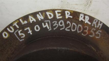 Тормозной диск задний OUTLANDER XL 05-13 2007 Внедорожник 3.0