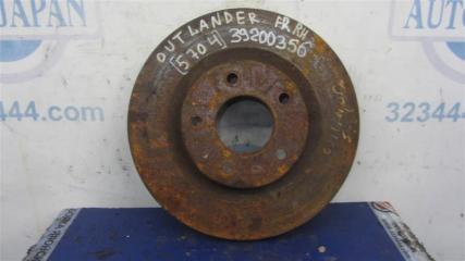 Тормозной диск передний MITSUBISHI OUTLANDER XL 05-13 2007 Б/У Тормозной диск передний MITSUBISHI OUTLANDER XL 05-13 2007