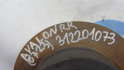 Тормозной диск задний AVALON 05-12 2007 GSX30 3.5 2GR-FE