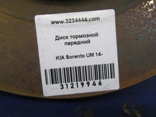 Тормозной диск передний SORENTO UM 14-