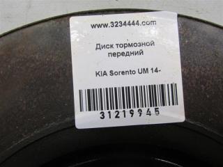 Тормозной диск передний SORENTO UM 14-