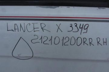 Дверь задняя правая LANCER X 10 07-15 2009 Седан 2.4