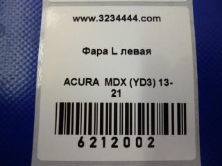 Фара передняя левая MDX (YD3) 13-21 2017 YD3