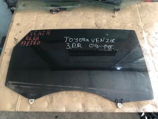 Стекло двери заднее правое TOYOTA VENZA 09-16 2009 Б/У Стекло двери заднее правое TOYOTA VENZA 09-16 2009