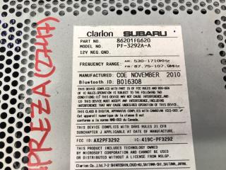 Магнитола SUBARU IMPREZA 07-11 GE/GH Седан 2.5