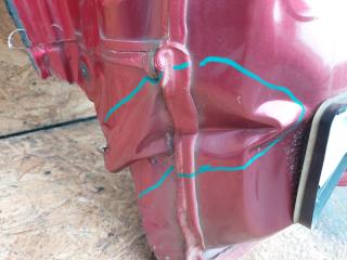 Четверть кузова задняя правый RDX 19- 2019 Внедорожник 2.0