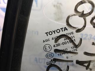 Стекло двери глухое заднее правое TOYOTA AURIS 06-12