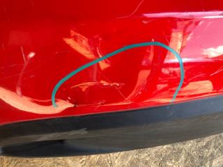 Бампер задний 2 DE 07-15 2013 Хетчбек 1.3