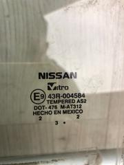 Стекло двери заднее левое SENTRA B17 12-21 2017 B17 1.8 MRA8DE