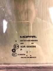 Стекло двери глухое заднее правое COMPASS 06-16 2014 MK49 2.0 ECN