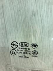 Стекло двери заднее правое KIA FORTE YD 12- YD 2.0 G4NC