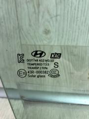 Стекло двери переднее правое TUCSON LM 09-15 2014 LM 2.0 G4KD