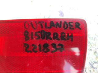 Катафот R правый задний правый OUTLANDER 03-07 2006 Внедорожник 2.4 4G69