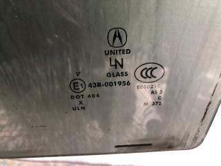 Стекло двери заднее левое MDX (YD2) 06-13 2010 Внедорожник 3.7 J37A1