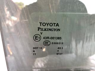 Стекло двери заднее правое VENZA 09-16 2015 Минивэн 3.5 2GR-FE