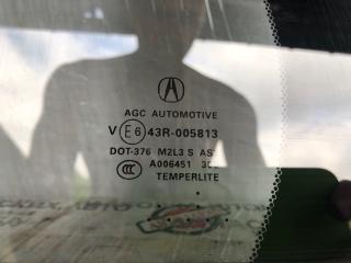 Стекло двери глухое заднее левое RDX 12-19 2015 Внедорожник 3.5