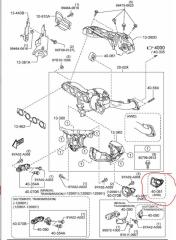 Кронштейн двигателя CX-5 (KE) 11-17 2014 Внедорожник 2.5