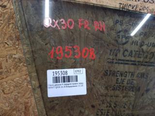 Стекло двери переднее правое QX30 16-20 2017 Внедорожник 2.0 20PET