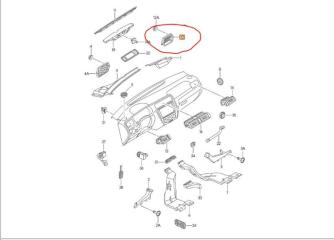 Клапан вентиляции салона JETTA USA 10-17 2017 Седан 1.4L TSI I-4 Turbocharged