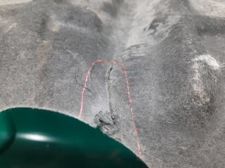 Подкрылок задний правый JETTA USA 10-17 2017 Седан 1.4L TSI I-4 Turbocharged