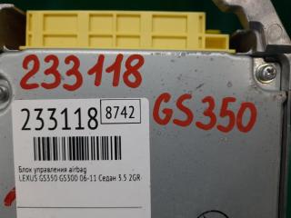 Блок управления AIRBAG GS350 GS300 05-11 2008 Седан 3.5 2GR-FSE