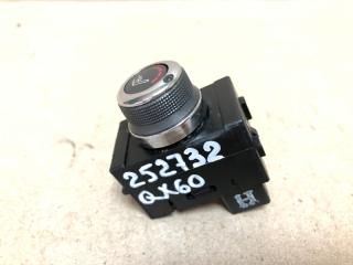 Кнопка обогрева сидений передняя левая INFINITI QX60/JX35 12-20 L50 3.5 VQ35DE