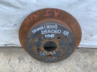 Тормозной диск задний SIENNA 11-16 2015 Минивэн 3.5L 6