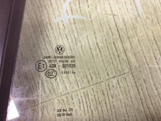 Стекло двери глухое заднее левое PASSAT CC 12-18 2013 Седан 2.0 CBFA