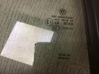 Стекло двери глухое заднее правое PASSAT CC 12-18 2013 Седан 2.0 CBFA