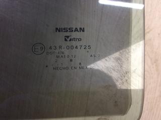 Стекло двери заднее левое SENTRA (B16) 06–12 2012 2.0 MR20DE