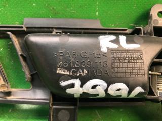 Ручка двери внутренняя задняя левая PASSAT B7 11-15 2014 Седан 2.5 CBUA