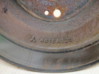 Тормозной диск задний MITSUBISHI OUTLANDER GF 12-