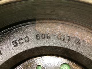 Тормозной барабан задний JETTA USA 10-17 2011 2.5