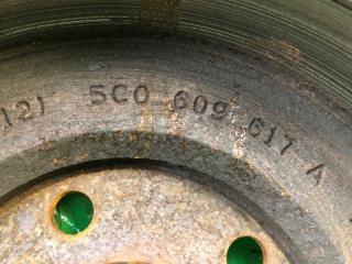 Тормозной барабан задний JETTA USA 10-17 2011 2.5