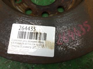 Тормозной диск передний передний JETTA USA 10-17