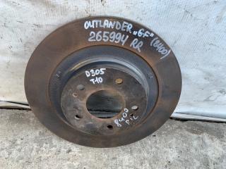 Тормозной диск задний OUTLANDER GF 12- 2016 GF8W 2.4 4J12