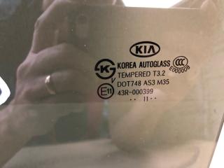 Стекло двери заднее левое SOUL AM 08-13 2011 G4NA