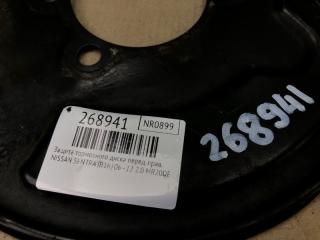 Защита тормозного диска передняя правая SENTRA (B16) 06–12 2012 2.0 MR20DE