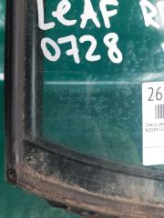 Стекло двери глухое заднее правое LEAF 10-17 2012