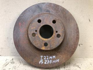 Тормозной диск передний TOYOTA MATRIX 08-14 2008