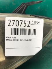 Фара левая 3 BK 03-08 2005 SEDAN 2.3