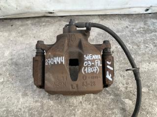 Суппорт тормозной передний левый TOYOTA SIENNA 03-10 2006 Б/У Суппорт тормозной передний левый TOYOTA SIENNA 03-10 2006